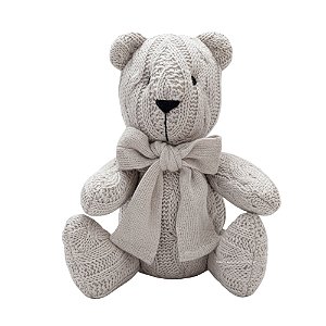 Urso Tricot - Tamanho M - Cinza 869 - Personalizado