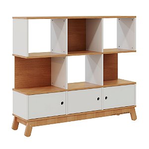 Estante Organizadora Papaya - Jequitibá / Branco