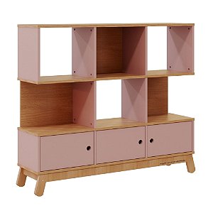 Estante Organizadora Papaya - Jequitibá / Rose
