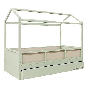 Cama Link Plus Palha - Com Casinha - Completa - Verde Old