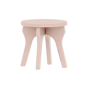 Banqueta Infantil Redonda Para Mesinha Arcos/Play - Rosa