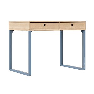 Escrivaninha Tupi - Com Ou Sem Acessórios - Azul Sereno