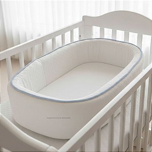 Ninho Puro Amor - Malha Jacquard - Com Ou Sem Laterais Alta Pettenatti - Azul Blue Sky - prontaentrega