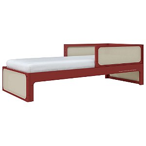 Cama Infantil Skandi - Com Cabeceira E 2 Grades - Páprica