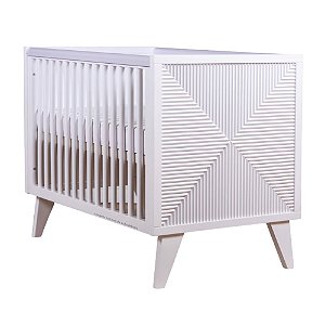 Berço Americano Zig 2 Em 1 - Branco