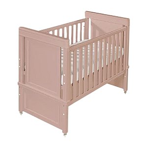 Berço Encanto 2 em 1 - Rosa Soft