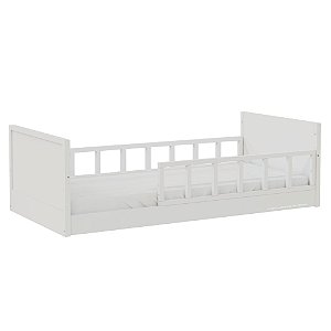 Cama Infantil Link - Com 1 Grade E Meia Palitada - Branco