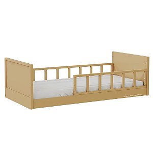 Cama Infantil Link - Com 1 Grade E Meia Palitada - Capuccino