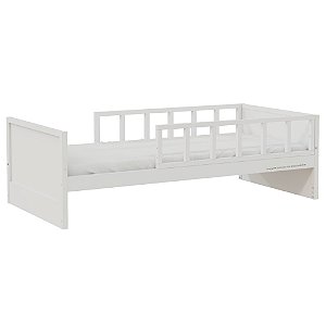 Cama Infantil Link - Com 2 Meias Grades Palitadas - Branco