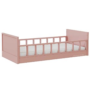 Cama Infantil Link - Com 2 Grades Palitadas - Rose