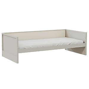 Cama Babá Infantil Link - 1 Grade Em Palha Natural - Cinza