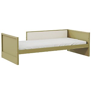 Cama Infantil Link - Com Meia Grade Em Palha Natural - Cacto
