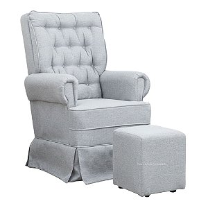 Poltrona De Amamentação Sonhos - Com Balanço - Com Puff - TC185