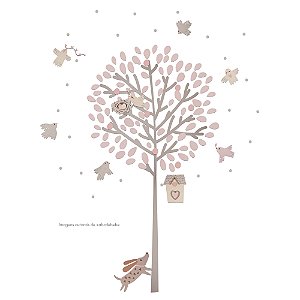 Painel de Parede Infantil Árvore Decorativa - Àrvore - 110010