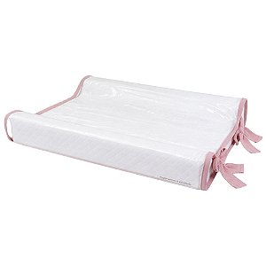 Trocador Anatômico - Malha Jacquard - Rosa M.Dolce