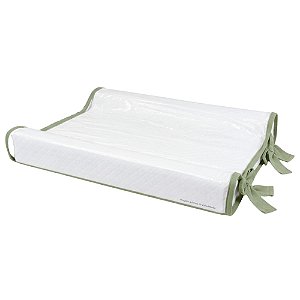 Trocador Anatômico - Malha Jacquard - Verde Limonada