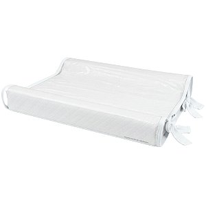 Trocador Anatômico - Malha Jacquard - Com Bordinhas E Laço Em Branco