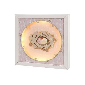 Quadro Infantil De Luz Ninho - Árvore - 110501