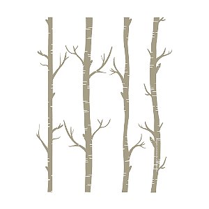 Galho Decorativo De Parede Infantil Para Quarto De Bebê Tema Bosque - Unidade - Bosque - 92503