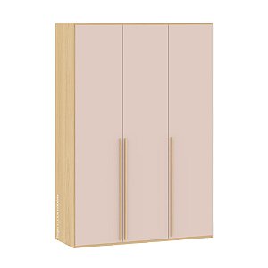 Guarda-Roupa Linha Join - Rosa Com Carvalho Malva Linha