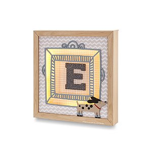 Quadro De Luz Com Inicial - Au Au - 109503