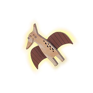 Luminária Infantil De Parede Dino Voador - Dinos - 94140