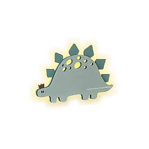 Luminária De Parede Infantil Dino Verde - Dinos - 94141