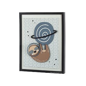 Quadro Infantil Decorativo Avulso P Tema Espacial - Espaço - 69024