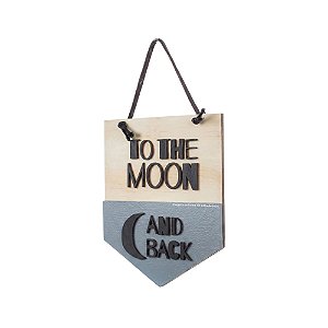 Quadro Infantil Decorativo Moon - Espaço - 69026
