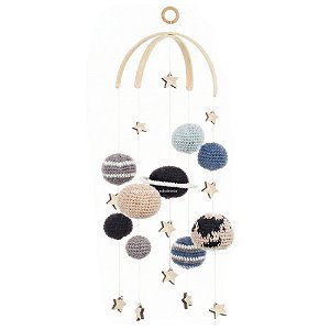 Móbile Em Crochê Decorativo Infantil - Espaço - 69110