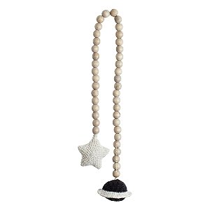 Cordão Decorativo De Contas Com Crochê Para Berço - Espaço - 69300