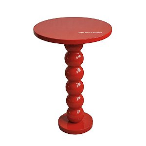 Mesa Dot - Vermelho