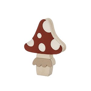 Enfeite Infantil Para Prateleira Cogumelo - Fadinhas - 103032