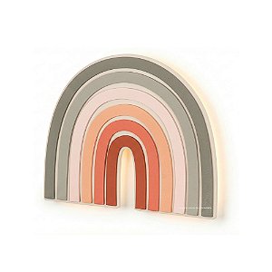 Luminária De Parede Decorativa Infantil Arco Íris - Fadinhas - 103143
