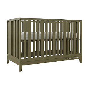 Berço Fio Plus - 2 Em 1 - Verde Cacto