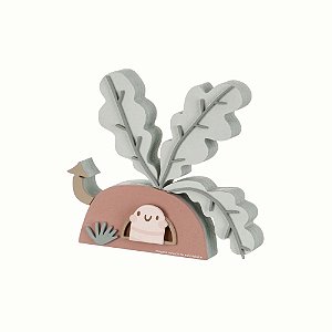 Enfeite Prateleira Minhoca Decorativo Infantil - Flora - 105033