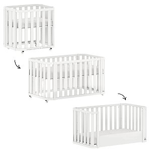 Berço 3 em 1 Evolutivo Loop - Branco