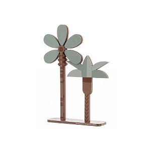 Enfeite Decorativo Para Prateleira Coqueiros - Zoo - 72031