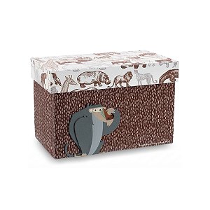 Caixa Decorativa M Para Quartos De Bebê - Zoo - 72061