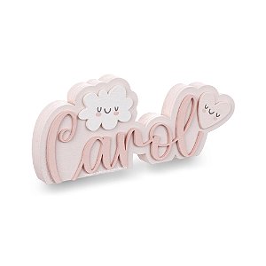 Enfeite Para Prateleira Com Nome Personalizável - Princess - 100033 - Personalizado