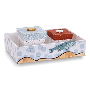 Kit Higiene De Bebê Fundo do Mar - Mar - 77052