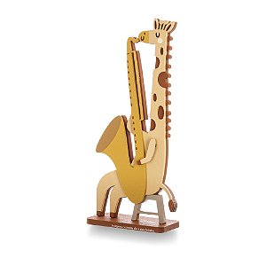Enfeite Decorativo Infantil Girafa Para Prateleira - Música - 101030
