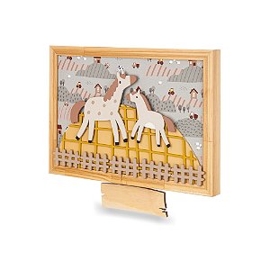 Quadrinho Porta Maternidade Personalizável - Fazendinha - 97020 - Personalizado