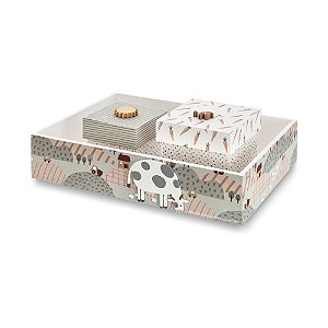 Kit Higiene Para Bebê Decorativo - Fazendinha - 97052