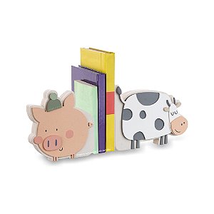 Kit Com 2 Apoios Para Livros Infantil - Fazendinha - 97053