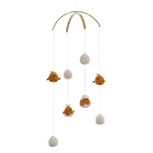 Móbile Decorativo Infantil Em Crochê - Fazendinha - 97110