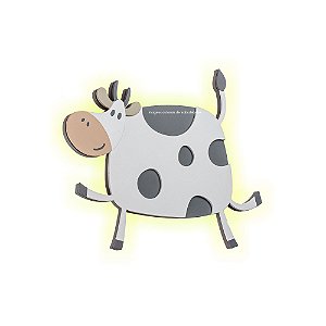 Luminária De Parede Decorativa Infantil Vaca - Fazendinha - 97140