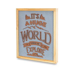 Quadro Decorativo Infantil Frase Inspiradora - Voar - 95024