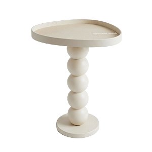 Mesa Dot - Areia / Tampo Em Recouro Off White