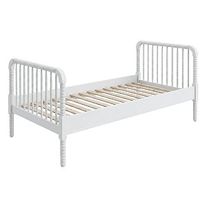 Cama Babá Dot Em Madeira Maciça - Com Ou Sem Cama Auxiliar - Branco